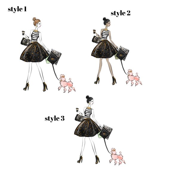 Thank You Cards, Feminine Girl Paris Design Thank You Cards - Thank You - Picture 2 of 9